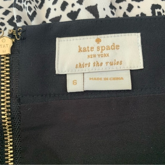Kate Spade black aline skirt 6 - Picture 8 of 8